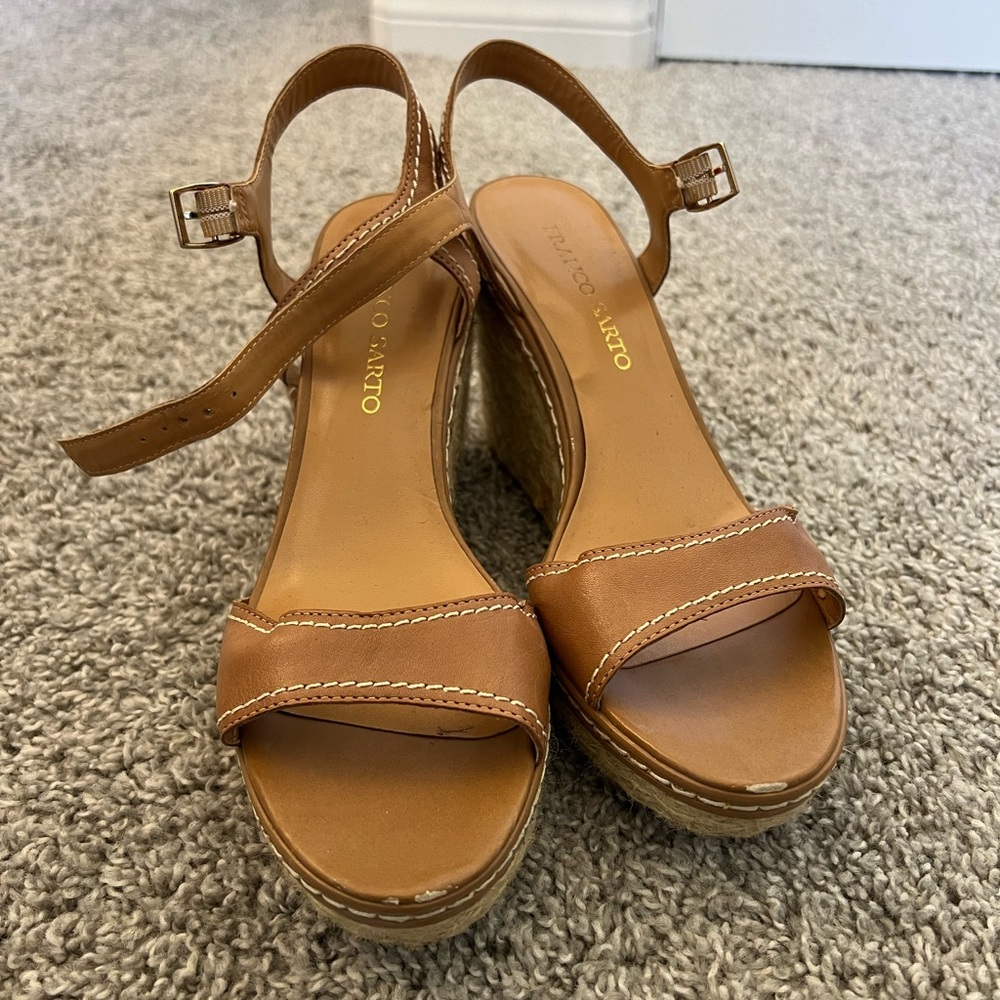 Brown Wedge heels Women size 10